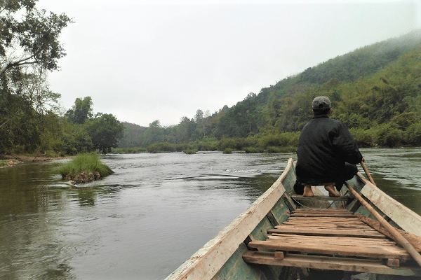 Nam Tha River longboat cruise to Khone Kham along the Nam Ha National Protected Area