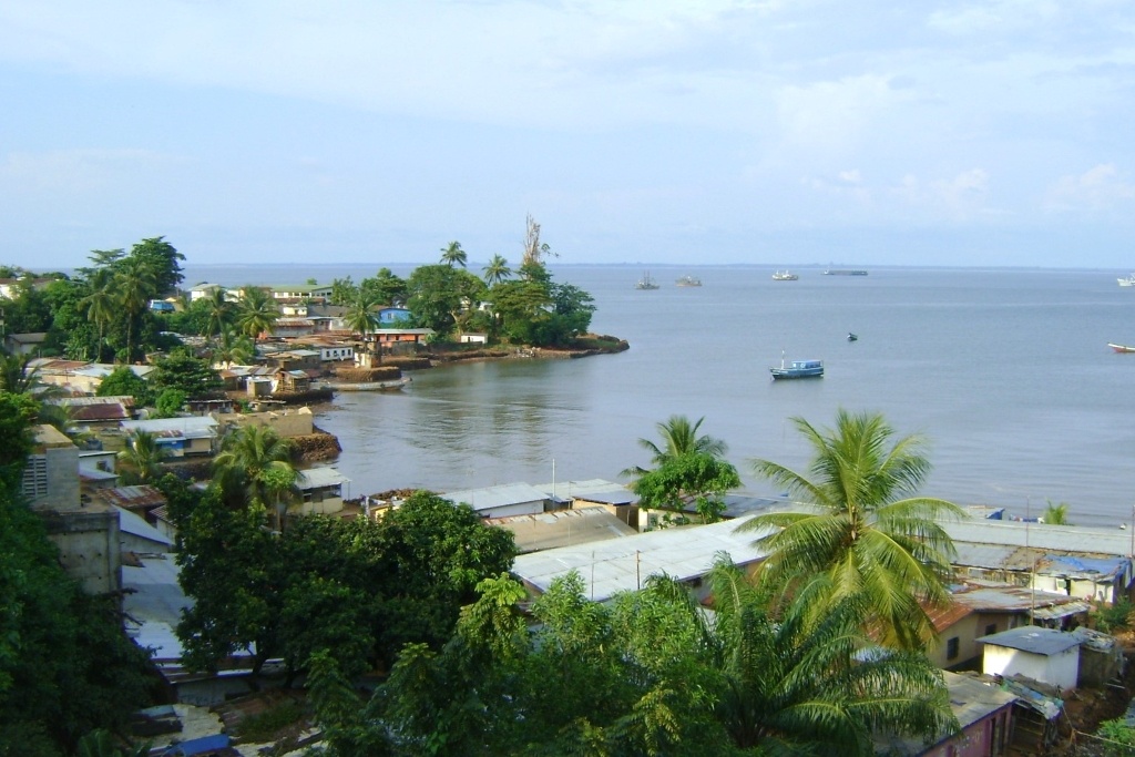 Waterfront view Freetown, Sierra Leone. (c) Meghan L Muldoon
