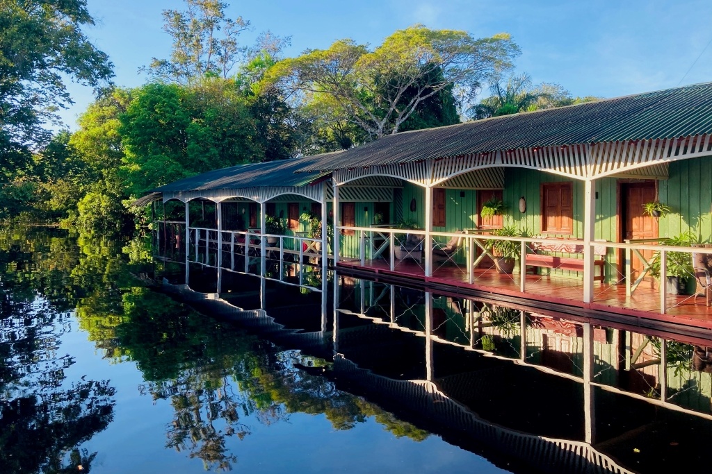 Manati Lodge on the Rio Negro, Brazil. Pic (cc) Angelo Sciacca.