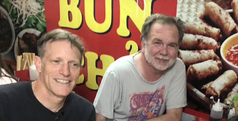 Ron Davidson (left) and Ed Jackiewicz in Hanoi